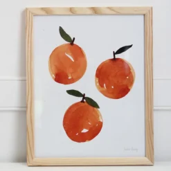 West Elm Pauline Stanley Studio Wall Art - Oranges