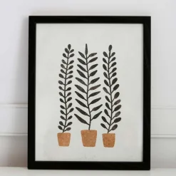 West Elm Pauline Stanley Studio Wall Art - Potted Ferns