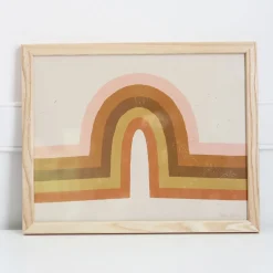 West Elm Pauline Stanley Studio Wall Art - Retro Rainbow