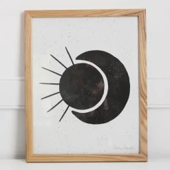 West Elm Pauline Stanley Studio Wall Art - Sun Moon