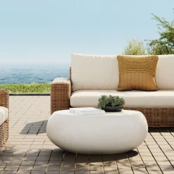 West Elm Pebble Indoor/Outdoor Oval Coffee Table (–)