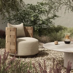 West Elm Peniche Outdoor Lounge Chair