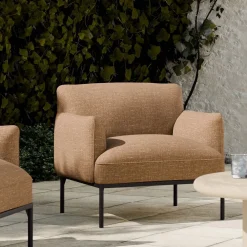 West Elm Penn Upholstered Outdoor Lounge Chair