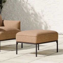 West Elm Penn Upholstered Outdoor Ottoman