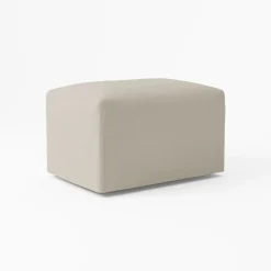 West Elm Penn Upholstered Outdoor Ottoman Protective Cover