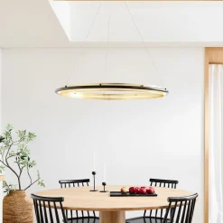 West Elm Perforated Single LED Chandelier (35")