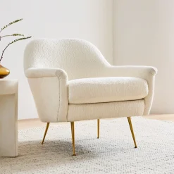 West Elm Phoebe Chair - Metal Legs