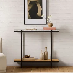 West Elm Pierce Marble Console (35")