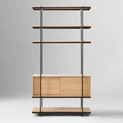 West Elm Pierce Narrow Storage Shelf Unit (42")