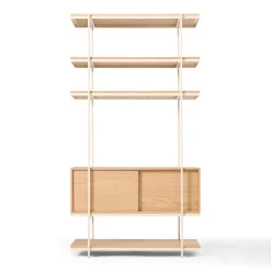 West Elm Pierce Narrow Storage Shelf Unit (42")