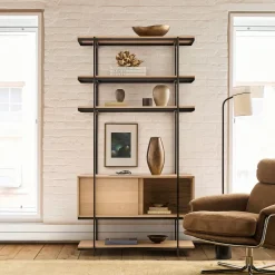 West Elm Pierce Narrow Storage Shelf Unit – (126")