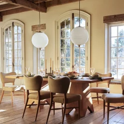 West Elm Pierce & Ward Burl Wood Dining Table (90")