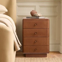 West Elm Pierce & Ward Burl Wood Nightstand (18")