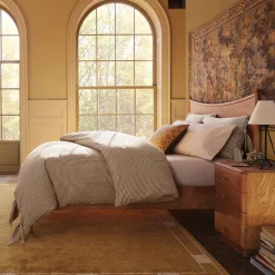 West Elm Pierce & Ward Burl Wood Nightstand (18")