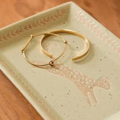 West Elm Pierce & Ward Ceramic Leopard Tray
