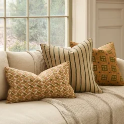 West Elm Pierce & Ward Floral Filigree & Throw Set