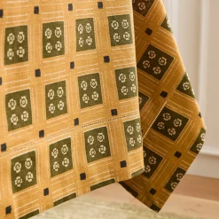 West Elm Pierce & Ward Floral Grid Tablecloth