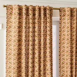 West Elm Pierce & Ward Floral Lattice Curtain