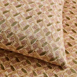 West Elm Pierce & Ward Floral Lattice Duvet Cover & Shams