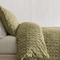 West Elm Pierce & Ward Floral Lattice Duvet Cover & Shams