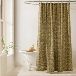 West Elm Pierce & Ward Floral Lattice Shower Curtain