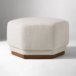West Elm Pierce & Ward Hexagon Ottoman