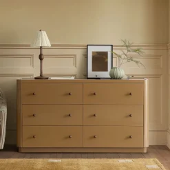 West Elm Pierce & Ward Lacquered 6-Drawer Dresser (60")