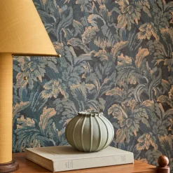 West Elm Pierce & Ward Leaf Jacquard Peel & Stick Wallpaper