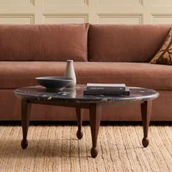 West Elm Pierce & Ward Marble Coffee Table (42")