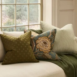 West Elm Pierce & Ward Palampore Stripe & Throw Set