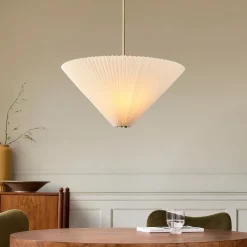 West Elm Pierce & Ward Pleated Pendant (25")