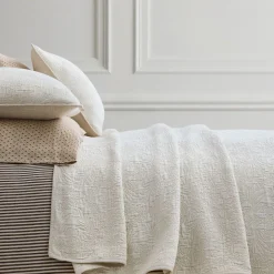 West Elm Pierce & Ward TENCEL™ Cotton Matelasse Coverlet & Shams