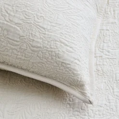 West Elm Pierce & Ward TENCEL™ Cotton Matelasse Coverlet & Shams
