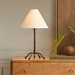West Elm Pierce & Ward Twisted Metal Table Lamp (20")