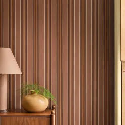 West Elm Pierce & Ward Wide Multi-Stripe Peel & Stick Wallpaper