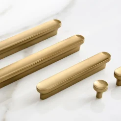 West Elm Pill Hardware - Antique Brass
