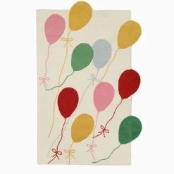 Kids West Elm Pink Chicken Balloons Rug