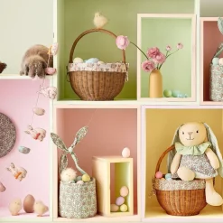 Kids West Elm Pink Chicken Canvas Easter Basket