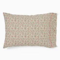 Kids West Elm Pink Chicken Spring Floral Pillowcase Set