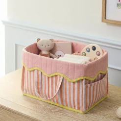 Kids West Elm Chicken Stripe Diaper Caddy