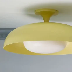 West Elm Polly Modern Metal Flush Mount (18")
