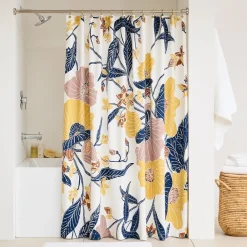 West Elm Poppy Floral Shower Curtain
