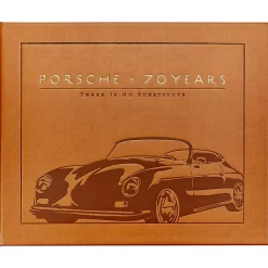 West Elm Porsche 70 Years: There Is No Substitute Leather-Bound Book