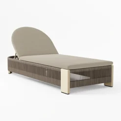 West Elm Porto Aluminum Chaise Lounge Cushion Covers
