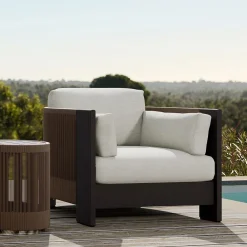 West Elm Porto Aluminum Outdoor Lounge Chair