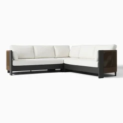 West Elm Porto Aluminum 3-Piece L-Shaped Sofa Protective Cover