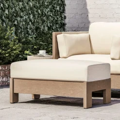 West Elm Porto Outdoor Ottoman