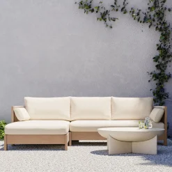 West Elm Porto Outdoor 2-Piece Chaise Sectional (105")