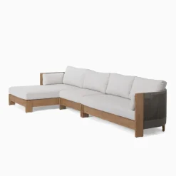 West Elm Porto Outdoor 3-Piece Chaise Sectional Protective Cover