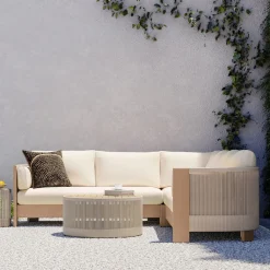West Elm Porto Outdoor 3-Piece L-Shaped Sectional (100")